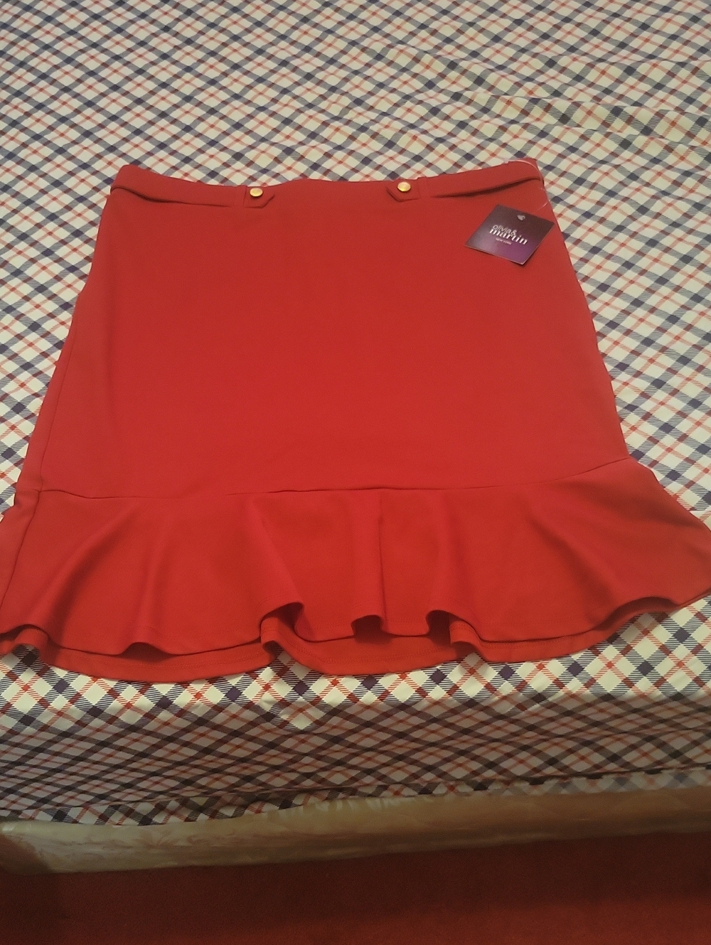 Olivia & Martin Red Skirt